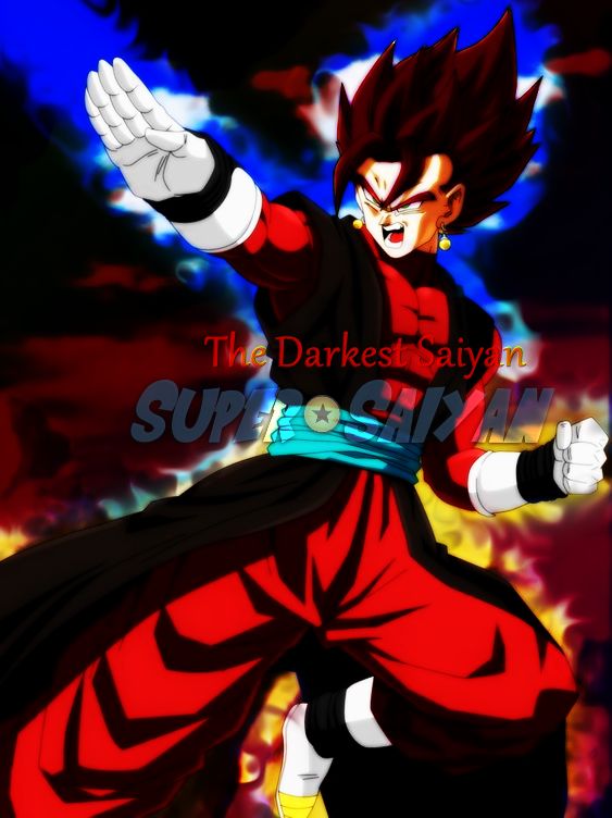 Darkest Saiyan - Crimson Super Saiyan